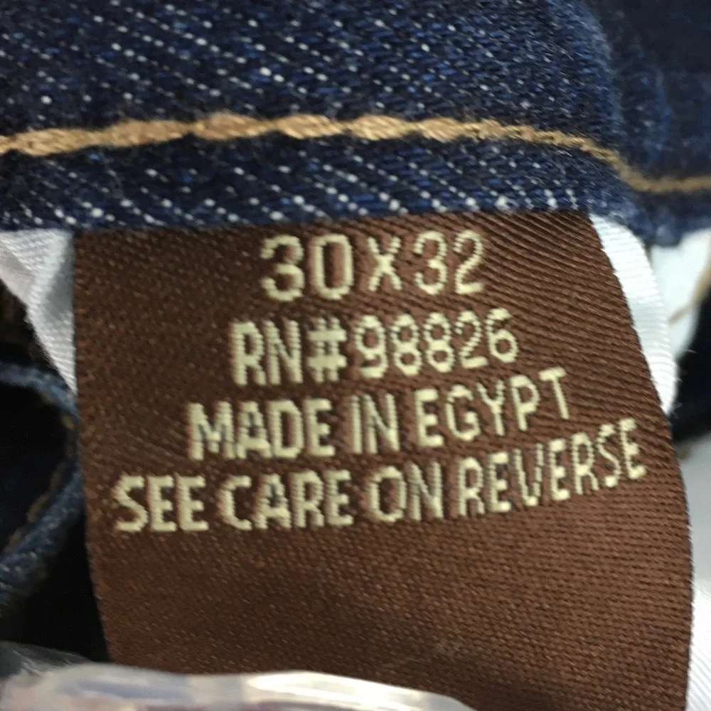 C E Schmidt Workwear Dark Wash Relaxed Fit Denim Jeans Stretch 30x32 - Picture 15 of 16
